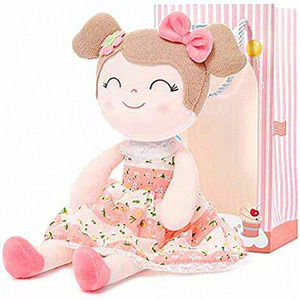 Gloveleya‎ Baby Doll Plush 16'' Pink Toys for Kids